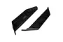 A pair of black plastic side guard panels for the Losi 5IVE-T RC vehicle, shown from the inner mounting side.