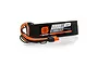 Spektrum 11.1V 2200mAh 50C 3S Smart LiPo battery with soft case and IC3 connector against a white background.