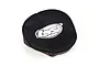 A black Losi branded RC air filter cover featuring the white Losi logo on the top surface.
