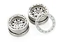 RGT 2.2" R86710 Beadlock Rims 2Pcs - Silver R86710