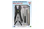 Artesania Latina Hand Tool Set II in retail packaging containing a plank bender, pliers, hammer, tweezers, file, and metal ruler.