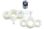 RPM Dyeable White T/E-Maxx Steering Hub Set 80031