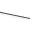 A close-up view of a thin, straight carbon fibre rod against a plain white background.