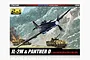 Academy 1/72 scale IL-2M and Panther D model kit box art featuring an IL-2M aircraft flying over a Panther tank in a mountainous landscape.