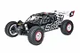 Losi Tenacity DB Pro RC Desert Buggy Fox Racing Edition in black and white with number 74 on the rear wing.
