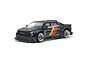 Kyosho Fazer D2 Toyota Tundra RC drift truck in black with racing decals, shown from a front three-quarter angle against a white background.