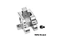 GPM Aluminium Rear Centre Brace Mount - Silver MKV6015R-S