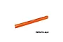 An orange anodized aluminium T-bar chassis brace by GPM Racing, featuring laser-etched branding and 7075 material designation.