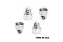 GPM Aluminium Shock Top Caps 2Pcs - Silver TPSCAP-S