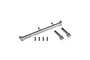 GPM Aluminium Rear Bumper - Silver TRX4330RB-S