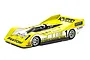 Kyosho Fantom EP 4WD Ext CRC-II 1/12 scale RC pan car in yellow and black livery with number 1 decals.
