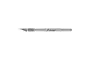 Excel Tools K1 light duty hobby knife with a silver metal handle and a sharp pointed blade.