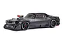 A studio shot of the ARRMA FELONY 6S BLX 1/7 scale street basher RC car in matte black, featuring a prominent hood-mounted supercharger and dBoots tires.