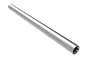 A silver aluminium splined centre driveshaft for an RC car, shown at an angle against a white background.