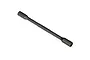 A black composite centre driveshaft for Traxxas RC vehicles, shown at an angle against a white background.