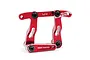 Yeah Racing Aluminium Steering Bellcrank and Drag Link Assembly - Red KYFZ-020RD