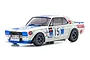 Kyosho Mini-Z Nissan Skyline 2000GT-R RC Drift Car Electric AWD RTR - Racing 1972 #15 Blue 32643BL