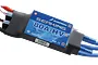 Hobbywing Seaking 80A-HV brushless ESC with blue label and black heat shrink casing.
