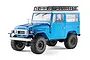 FMS Toyota FJ40 Land Cruiser RC Rock Crawler Electric 4WD 1/10 Scale RTR - Blue FMS11035RSBU