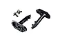 RC Maker Aluminium X-Lite Horizontal Rear Body Mounts 2Pcs - Black IN8-40001