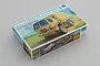 Trumpeter 1/35 scale M1078A1P2 2.5 Ton LMTV Cargo Truck plastic model kit box showing box art of the military truck in a field.