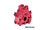 GPM Red Aluminium Front or Rear Gearbox Case MAKX012NF/R-R