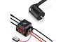 Hobbywing QuicRun WP10BL60 G2 ESC and 3652SL G2 brushless motor combo set on a white background.