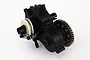 HSP complete two-speed gearbox assembly for RC cars, featuring a black plastic housing, metal gears, and a clutch mechanism on a white background.