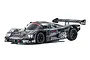 Kyosho Mini-Z Sauber-Mercedes C9 No.62 RC car in black with circuit board livery on a white background.