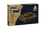 Italeri 1/56 scale Pz. Kpfw. VI Tiger I Ausf. E plastic model tank kit box featuring a camouflage painted tank model.
