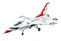 FMS RC Plane F-16 Fighting Falcon 740mm PNP - Blue Thunder FMS146PBT