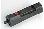 A black Traxxas EZ-Start 2 control box with a red button and two status indicator lights on a white background.