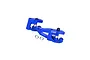 GPM Blue Aluminium Steering Bellcrank/Drag Link Assembly MGG048-B
