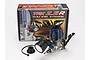 Traxxas TRX 2.5R nitro engine with pull start and air filter, displayed in front of its branded retail packaging box.