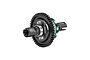 GPM Racing 47T 1Mod complete differential for RC cars, featuring a black gear, green accents, and metal outdrives against a white background.