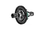 A GPM Racing 50T 1Mod complete differential for RC cars, featuring a black metal gear, green accents, and two drive cups.