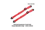 GPM Aluminium and Nylon Adjustable Front or Rear Suspension Limit Straps 2Pcs - Red and Black LMT21213/SP-BK-R