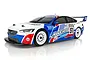 Team Associated Apex2 ST550 1/10 scale RC touring car with white, blue, and red racing livery and number 51 on the side.