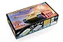 Trumpeter 1/16 scale German Sd.Kfz 173 Jagdpanther Early Version plastic model kit box showing artwork of the tank and component details.