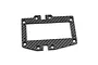 Yeah Racing Carbon Fibre 2.5mm Motor Mount Plate - Silver TAF1-007BK/SV