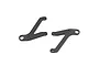 Yeah Racing Carbon Fibre 2.5mm Front Lower Arms 2Pcs - Silver TAF1-005BK/SV