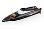 UDI Skater 13" RC Speed Boat Deep V RTR - Black UDI034BLACK