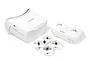 BetaFPV Cetus Lite FPV drone bundle including a white quadcopter, FPV goggles, and a remote controller on a white background.