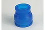 A blue silicone exhaust pipe seal for Traxxas RC engines, shown against a plain white background.