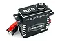 Reefs RC TRIPLE8 black aluminium brushless servo with 16.8V branding and wiring harness on a white background.