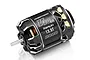 Hobbywing XeRun V10 G4R 13.5T sensored brushless motor in black with gold-plated solder tabs.