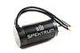 Spektrum Firma 4074 2050Kv brushless motor with black finned casing and three wires with gold bullet connectors.