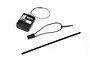 Kyosho Syncro KR-331 2.4GHz receiver unit with antenna wire, a black antenna tube, and a small black plastic loop on a white background.