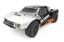 Team Associated SC10 Pro2 RC short course truck with Method Race Wheels branding, featuring a white and black livery with orange accents.