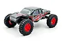 Hobby Plus CR-18P Evo-Pro Rock Lizard RC crawler in black and red with aggressive off-road tires.